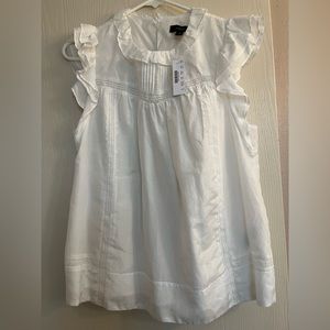 JCrew NWT white blouse size medium